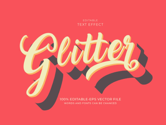 3D Glitter Text Effect: Elevate Your Visual Design