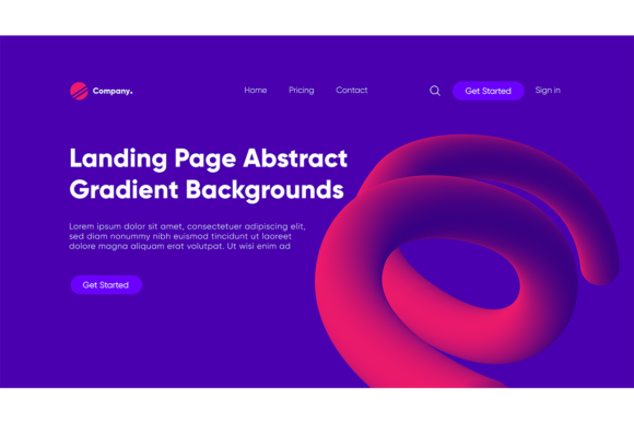 3D Liquid Gradient Background - Homepage