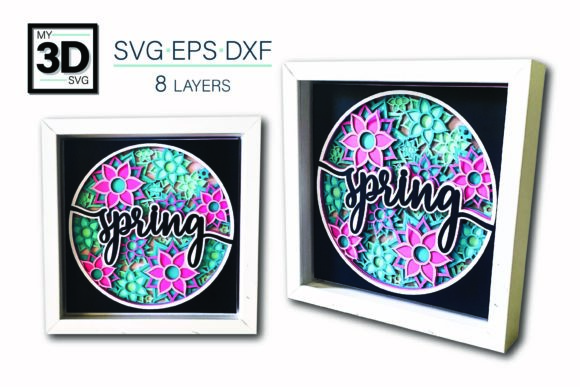 3D SPRING SVG: Transforming Standard Cardstock into Layered Winter Art