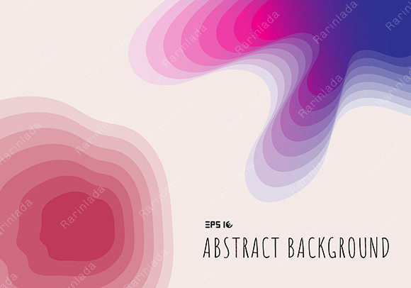 3D Topography Paper Cut Background