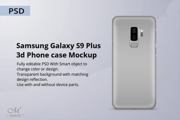 Galaxy S9 Plus 3d Phone Case Mockup