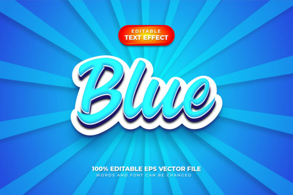 Mastering the Blue 3D Text Effect: A Comprehensive Guide to Editable Vector Design