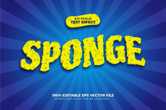 Mastering the Sponge 3D Text Effect: A Comprehensive Guide to Editable Vector Graphics