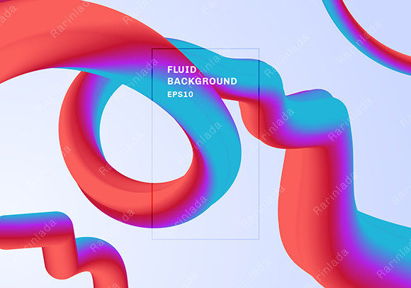 The Power of 3D Modern Liquid Line Shape Gradient Backgrounds in Contemporary Design