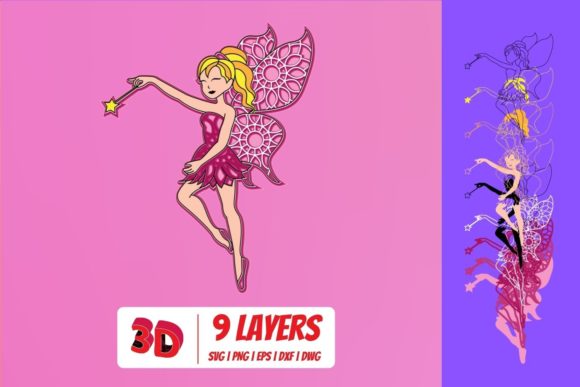 Unlocking Creative Potential with the 3D Fairy 2 SVG Cut File